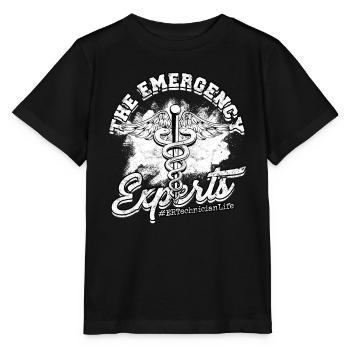Emergency Department Nurse Hospital Hospitals - Stanley/Stella MINI CREATOR Kids’ T-Shirt - black - Front - Mikhail (115cm)