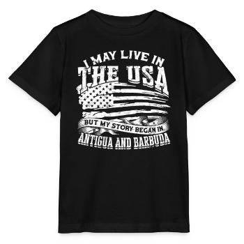 États-Unis Amérique Immigrants Citoyens américains FL américain - T-shirt bio MINI CREATOR Stanley/Stella Enfant - noir - Devant - Mikhail (115cm)