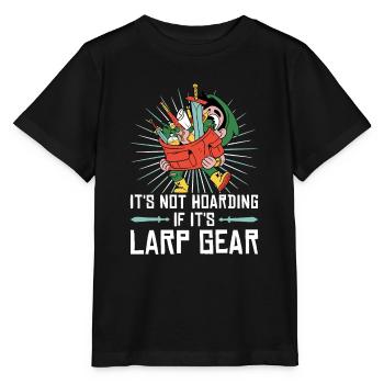 Larp |Live-Action-Rollenspiel |Larpen |Larp - Stanley/Stella Kinder T-Shirt MINI CREATOR  - Schwarz - Vorne - Mikhail (115cm)