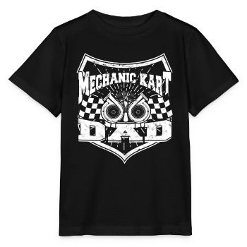 Kart conduite de kart pilotes de course Pilotes de course - T-shirt bio MINI CREATOR Stanley/Stella Enfant - noir - Devant - Mikhail (115cm)
