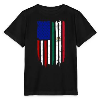 USA America Immigrants US Citizens American FL - Stanley/Stella MINI CREATOR Kids’ T-Shirt - black - Front - Mikhail (115cm)