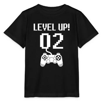 2ème anniversaire niveau supérieur - T-shirt bio MINI CREATOR Stanley/Stella Enfant - noir - Devant - Mikhail (115cm)