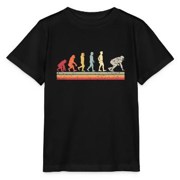 Lineman Football Player Offensive Defensive - Stanley/Stella Kinder T-Shirt MINI CREATOR  - Schwarz - Vorne - Mikhail (115cm)