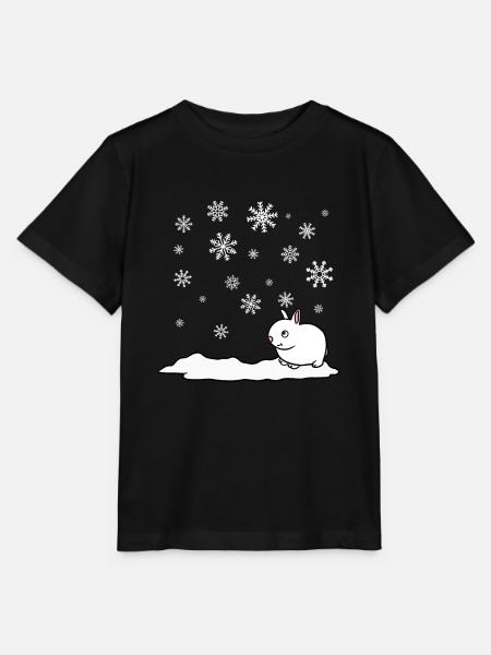 Schneehase - Stanley/Stella Kinder T-Shirt MINI CREATOR - Schwarz