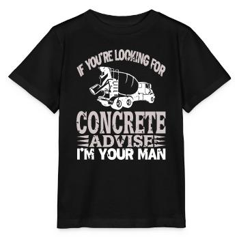 Looking For Concrete Advice I'm Your Man Retro - Stanley/Stella Kinder T-Shirt MINI CREATOR  - Schwarz - Vorne - Mikhail (115cm)