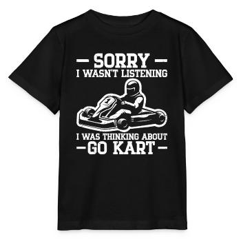 Faire du karting - T-shirt bio MINI CREATOR Stanley/Stella Enfant - noir - Devant - Mikhail (115cm)