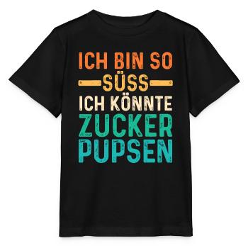 Deine Fürze stinken aber Ich liebe Dich - Stanley/Stella Kinder T-Shirt MINI CREATOR  - Schwarz - Vorne - Mikhail (115cm)