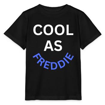 Cool as Freddie Name - Stanley/Stella MINI CREATOR Kids’ T-Shirt - black - Front - Mikhail (115cm)