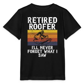 Dachdecker -Dachhäuser Reparaturen - Stanley/Stella Kinder T-Shirt MINI CREATOR  - Schwarz - Vorne - Mikhail (115cm)
