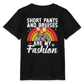 Rollschuhe - Stanley/Stella Kinder T-Shirt MINI CREATOR  - Schwarz - Vorne - Mikhail (115cm)