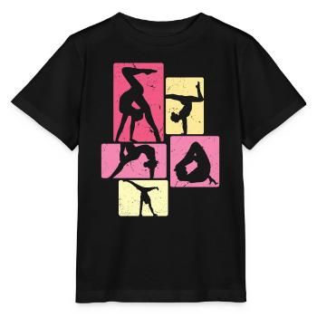 Gymnastique | Gymnastique Gymnastique Filles Femmes - T-shirt bio MINI CREATOR Stanley/Stella Enfant - noir - Devant - Mikhail (115cm)