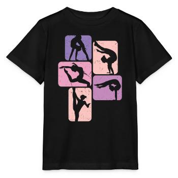 Gymnastics | Gymnastics Gymnastics Girls Women - Stanley/Stella MINI CREATOR Kids’ T-Shirt - black - Front - Mikhail (115cm)