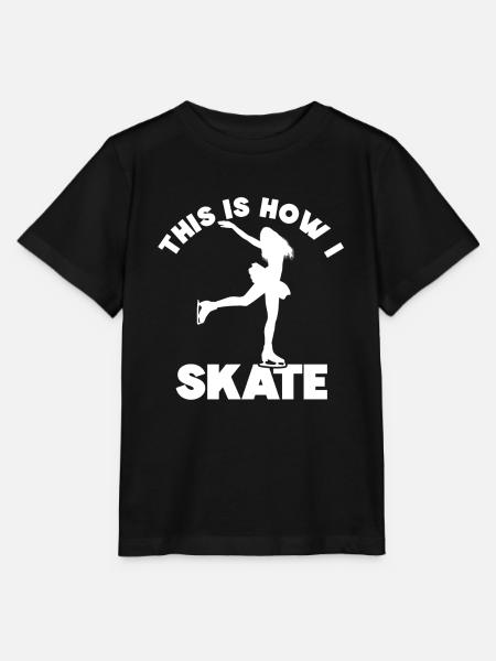 Eislaufen - Stanley/Stella Kinder T-Shirt MINI CREATOR - Schwarz