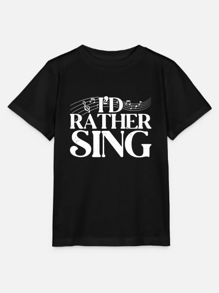 Singen - Stanley/Stella Kinder T-Shirt MINI CREATOR - Schwarz