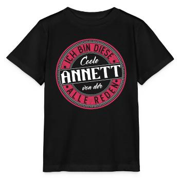 Annett Geschenkidee Geschenk Geburtstag - Stanley/Stella Kinder T-Shirt MINI CREATOR  - Schwarz - Vorne - Mikhail (115cm)