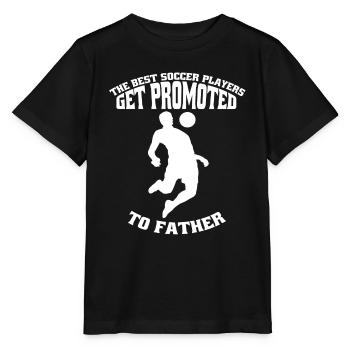 Joueur de football Club de football Papa Père footballeur - T-shirt bio MINI CREATOR Stanley/Stella Enfant - noir - Devant - Mikhail (115cm)
