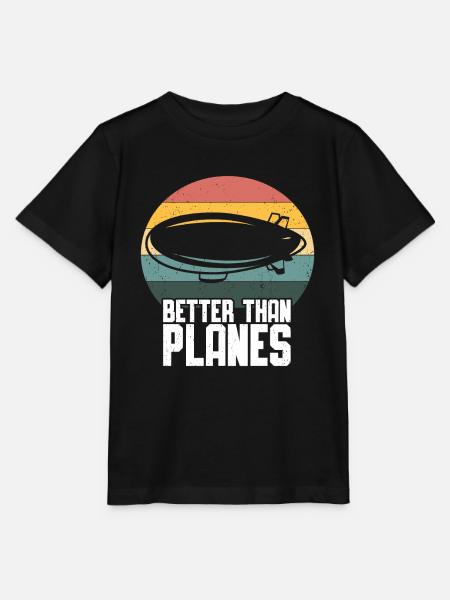 Zeppelin - Stanley/Stella Kinder T-Shirt MINI CREATOR - Schwarz