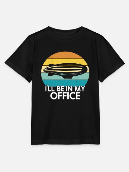 Zeppelin - Stanley/Stella Kinder T-Shirt MINI CREATOR - Schwarz
