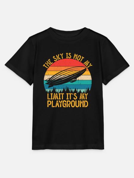 Zeppelin - Stanley/Stella Kinder T-Shirt MINI CREATOR - Schwarz