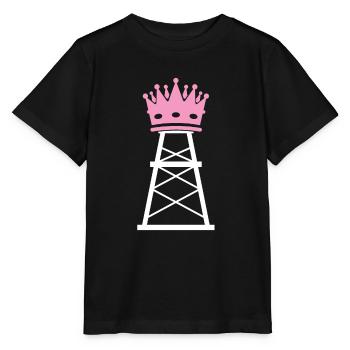 Champ pétrolifère - T-shirt bio MINI CREATOR Stanley/Stella Enfant - noir - Devant - Mikhail (115cm)