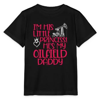 Champ pétrolifère - T-shirt bio MINI CREATOR Stanley/Stella Enfant - noir - Devant - Mikhail (115cm)