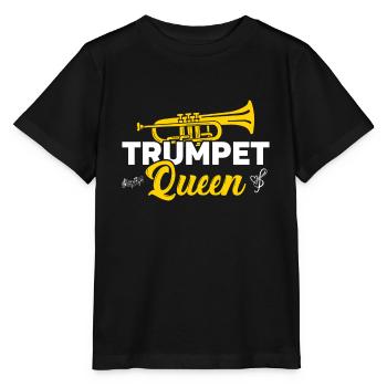 Trompette - T-shirt bio MINI CREATOR Stanley/Stella Enfant - noir - Devant - Mikhail (115cm)
