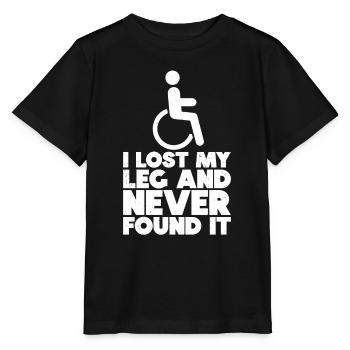Fauteuil roulant - T-shirt bio MINI CREATOR Stanley/Stella Enfant - noir - Devant - Mikhail (115cm)