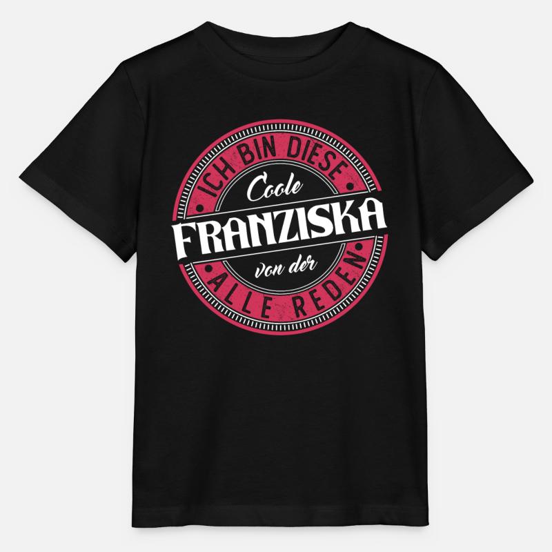 Franziska Geschenkidee Geschenk Geburtstag - Stanley/Stella Kinder T-Shirt MINI CREATOR - Schwarz