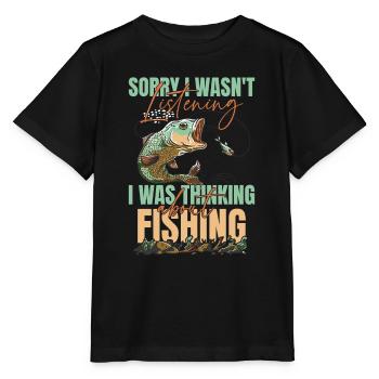 I Fish So I Don't Choke People Dishing - Stanley/Stella MINI CREATOR Kids’ T-Shirt - black - Front - Mikhail (115cm)