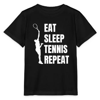Tennis club Tennis players Tennis tennis lovers - Stanley/Stella MINI CREATOR Kids’ T-Shirt - black - Front - Mikhail (115cm)