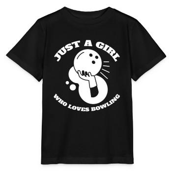 Club de bowling Bowling Bowling Club de bowling - T-shirt bio MINI CREATOR Stanley/Stella Enfant - noir - Devant - Mikhail (115cm)