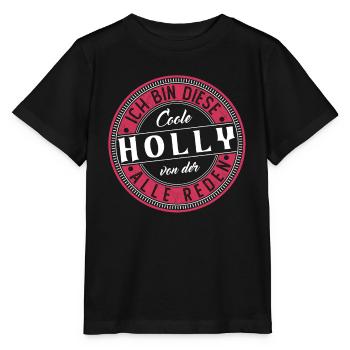 Holly Geschenkidee Geschenk Geburtstag - Stanley/Stella Kinder T-Shirt MINI CREATOR  - Schwarz - Vorne - Mikhail (115cm)