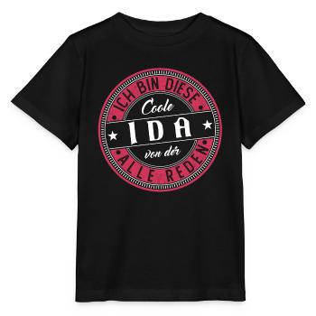 Ida Geschenkidee Geschenk Geburtstag - Stanley/Stella Kinder T-Shirt MINI CREATOR  - Schwarz - Vorne - Mikhail (115cm)