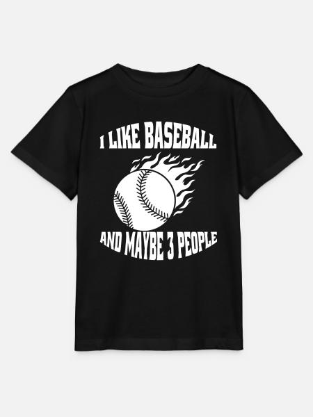 Baseball Baseballspieler Baseballer Baseballteam - Stanley/Stella Kinder T-Shirt MINI CREATOR - Schwarz