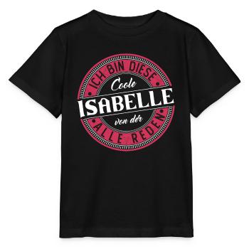 Isabelle Geschenkidee Geschenk Geburtstag - Stanley/Stella Kinder T-Shirt MINI CREATOR  - Schwarz - Vorne - Mikhail (115cm)