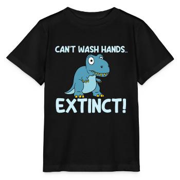Konnte Seine Hände Nicht Waschen Ausgestorben - Stanley/Stella Kinder T-Shirt MINI CREATOR  - Schwarz - Vorne - Mikhail (115cm)