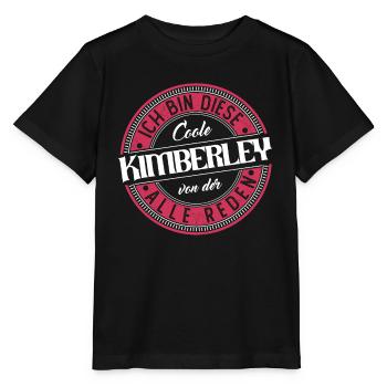 Kimberley Geschenkidee Geschenk Geburtstag - Stanley/Stella Kinder T-Shirt MINI CREATOR  - Schwarz - Vorne - Mikhail (115cm)