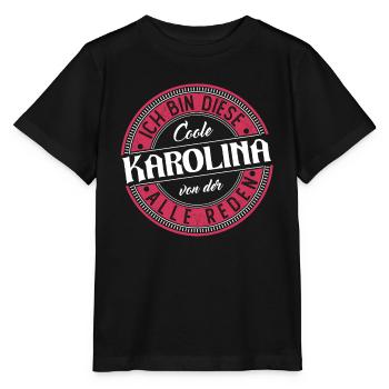 Karolina Geschenkidee Geschenk Geburtstag - Stanley/Stella Kinder T-Shirt MINI CREATOR  - Schwarz - Vorne - Mikhail (115cm)