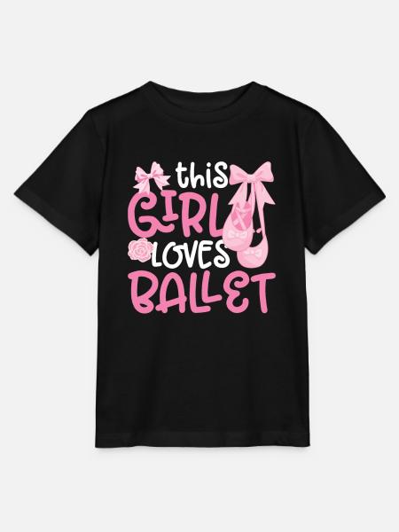 Ballett - Stanley/Stella Kinder T-Shirt MINI CREATOR - Schwarz