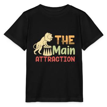 The main attraction - Stanley/Stella MINI CREATOR Kids’ T-Shirt - black - Front - Mikhail (115cm)