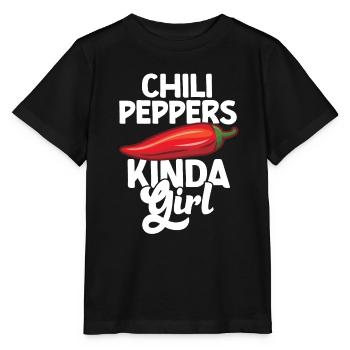 Chili-Pfeffer - Stanley/Stella Kinder T-Shirt MINI CREATOR  - Schwarz - Vorne - Mikhail (115cm)