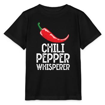Chili-Pfeffer - Stanley/Stella Kinder T-Shirt MINI CREATOR  - Schwarz - Vorne - Mikhail (115cm)