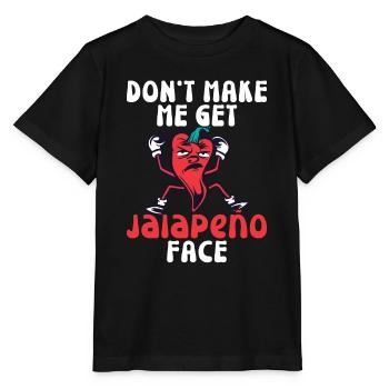 Chili pepper - Stanley/Stella MINI CREATOR Kids’ T-Shirt - black - Front - Mikhail (115cm)