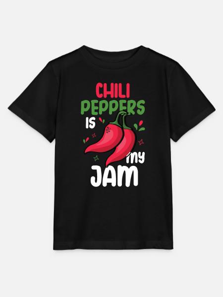 Chili-Pfeffer - Stanley/Stella Kinder T-Shirt MINI CREATOR  - Schwarz