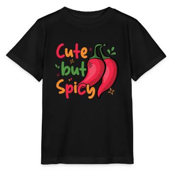 Chili-Pfeffer - Stanley/Stella Kinder T-Shirt MINI CREATOR  - Schwarz - Vorne - Mikhail (115cm)