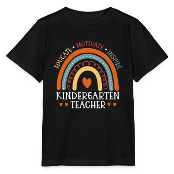 Kindergärtnerin Ausbilden Motivieren Inspirieren - Stanley/Stella Kinder T-Shirt MINI CREATOR  - Schwarz - Vorne - Mikhail (115cm)