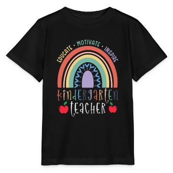 Kindergärtnerin Ausbilden Motivieren Inspirieren - Stanley/Stella Kinder T-Shirt MINI CREATOR  - Schwarz - Vorne - Mikhail (115cm)