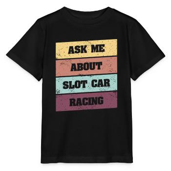 RC Car Slot Racing Slot Car Racing Slot Auto - Stanley/Stella MINI CREATOR Kids’ T-Shirt - black - Front - Mikhail (115cm)