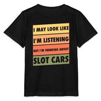 RC Car Slot Racing Slot Car Racing Slot Auto - Stanley/Stella MINI CREATOR Kids’ T-Shirt - black - Front - Mikhail (115cm)