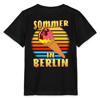 SUMMER IN BERLIN - Stanley/Stella MINI CREATOR Kids’ T-Shirt - black - Front - Mikhail (115cm)